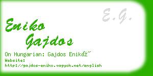 eniko gajdos business card